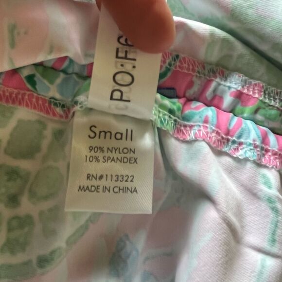 Banana Boat UPF 50+ dress pink green turtle starfish long sleeves beach coverup - Picture 9 of 10